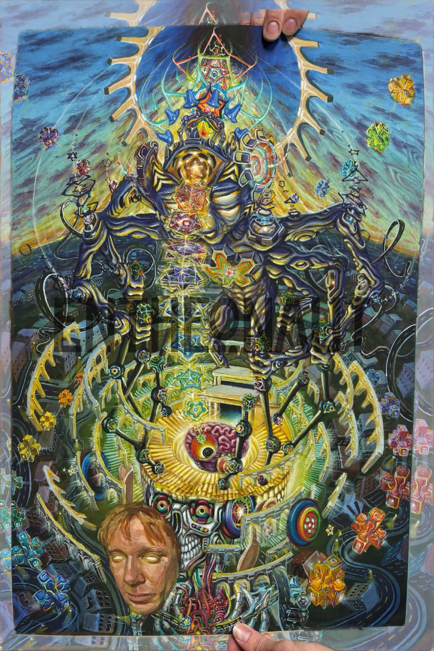 Tipper at the gorge Print
