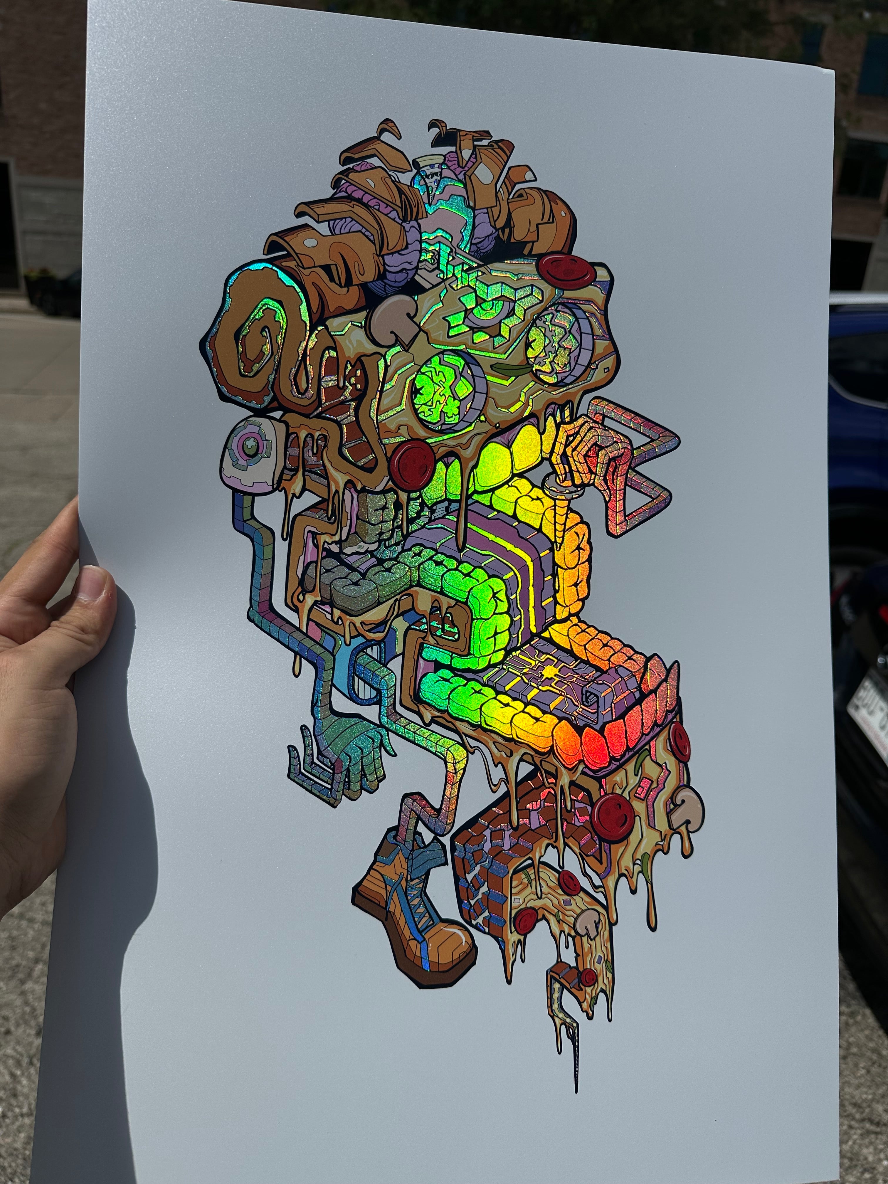 LE 100 3D Holo 🍕 Print