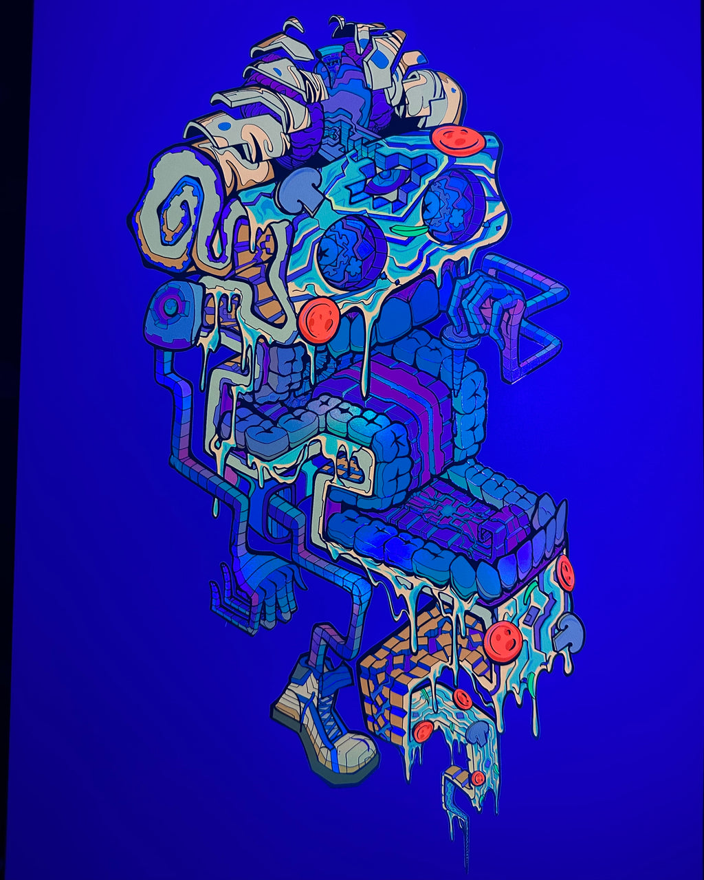 LE 10 3D UV Holo 🍕 print