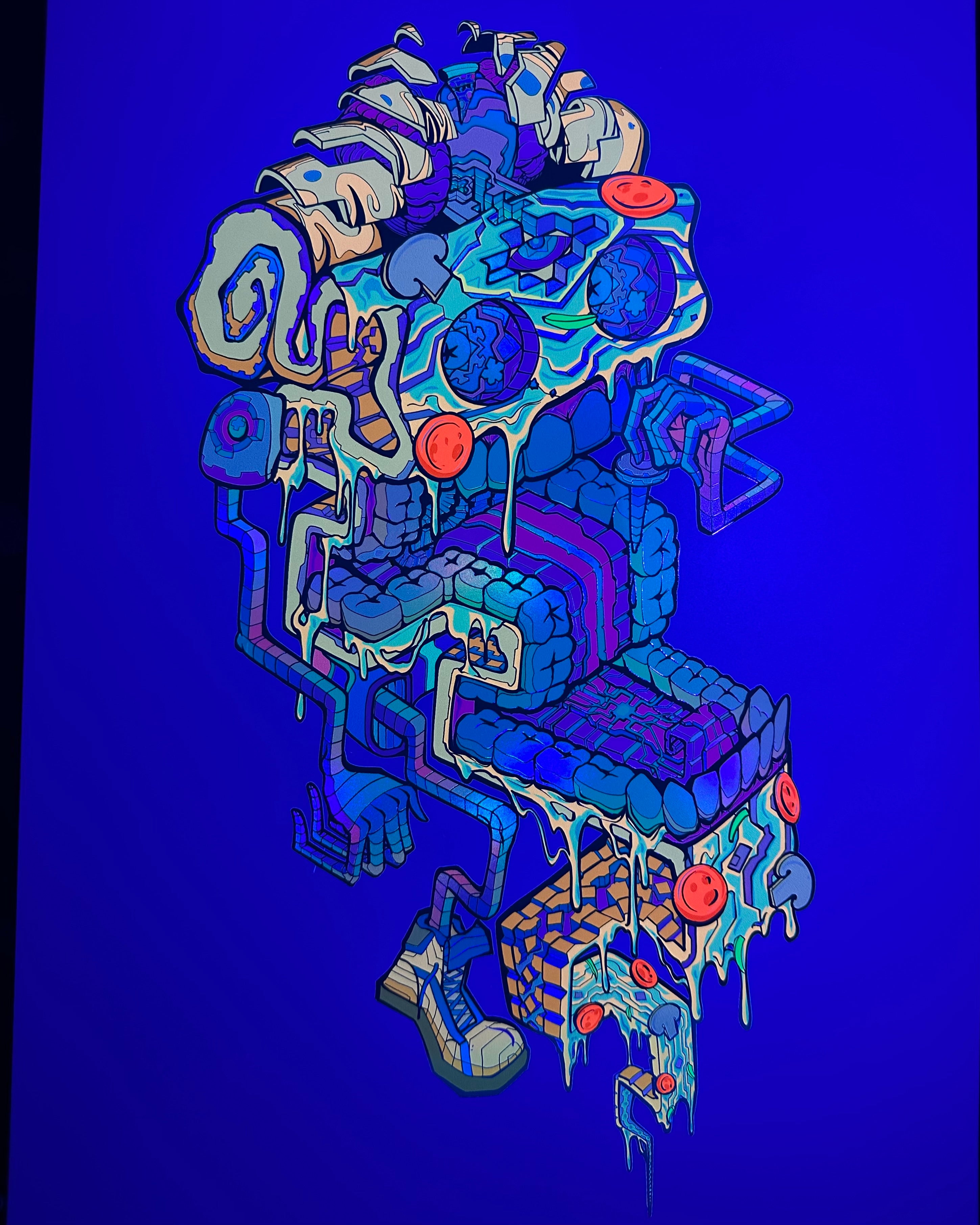 LE 10 3D UV Holo 🍕 print