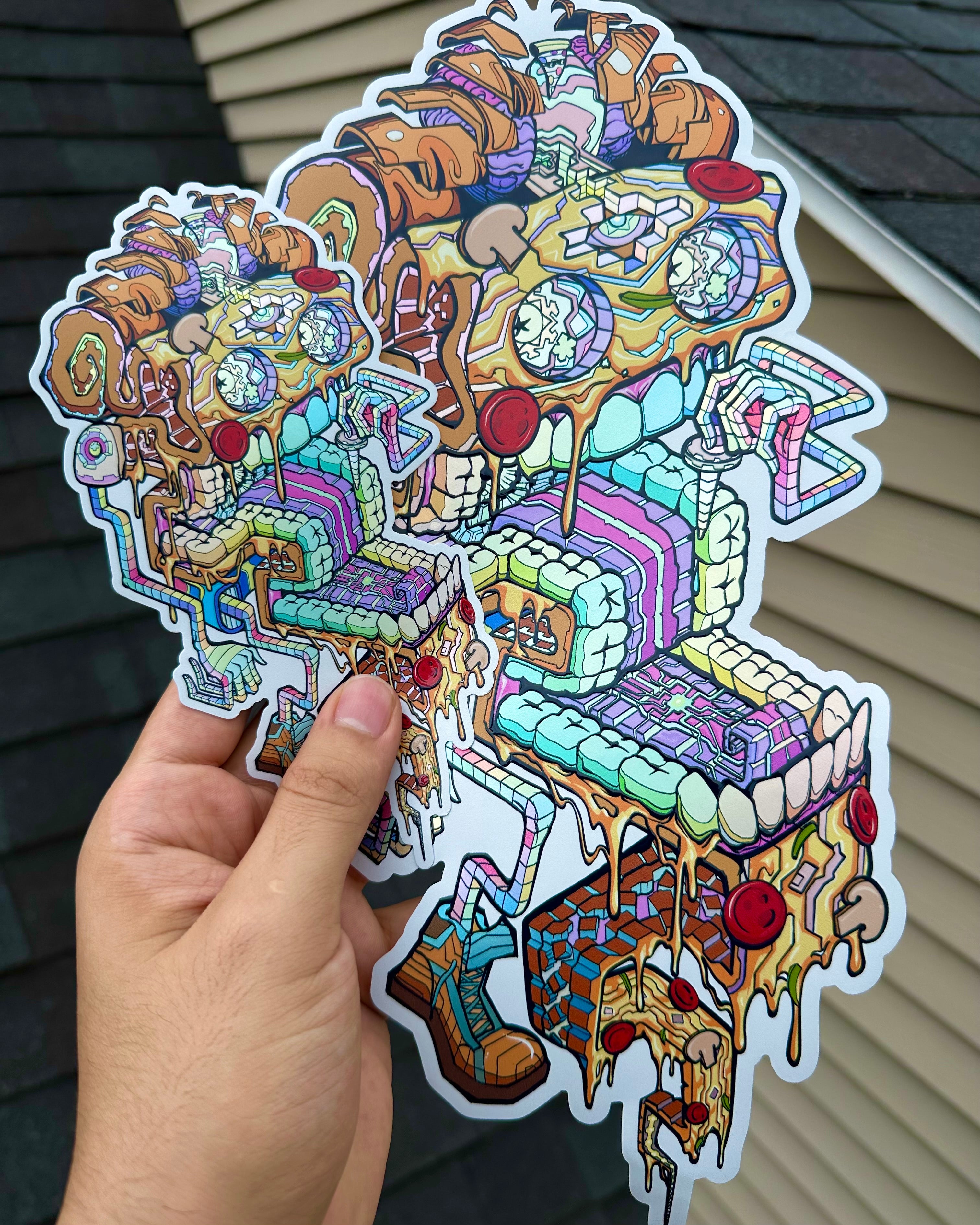 7in 3D Holo/Gloss 🍕 sticker