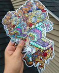 12in 3D Holo/Gloss 🍕 sticker